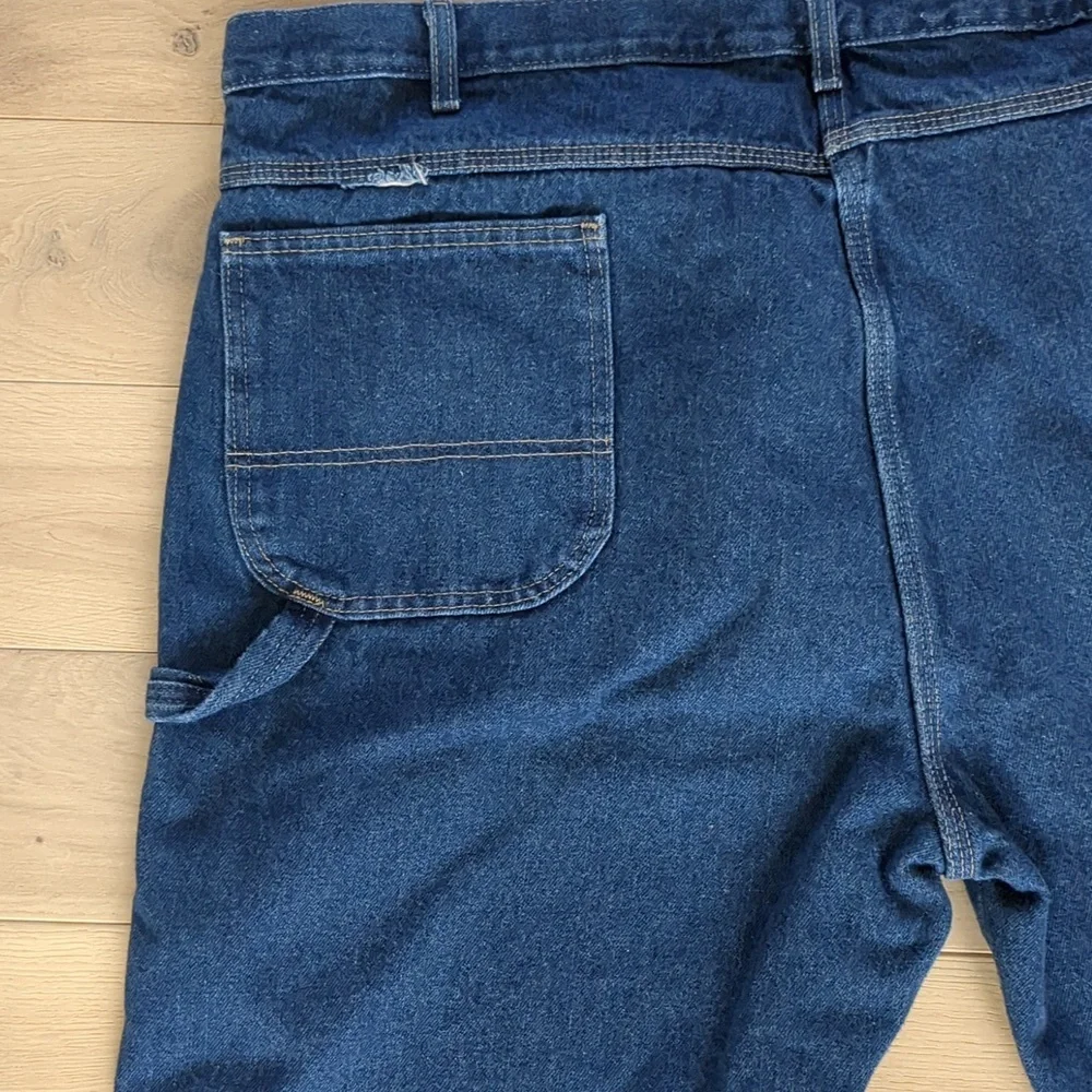46x29 Dickies Blue Denim Jeans Casual Basic Quality Heavy Duty Carpenter